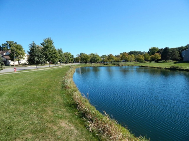 view of water feature