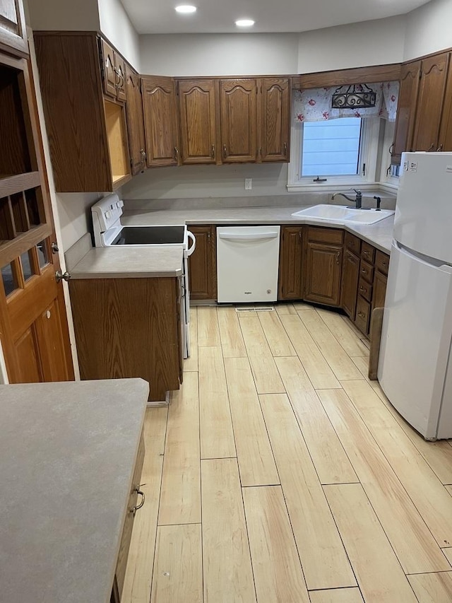 kitchen featuring wood walls