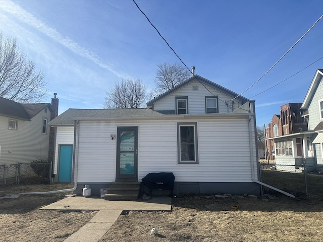 view of rear view of property