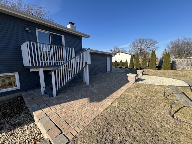 view of home's exterior featuring a patio