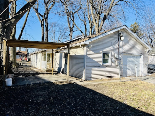 view of home's exterior