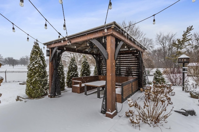 view of home's community with a gazebo