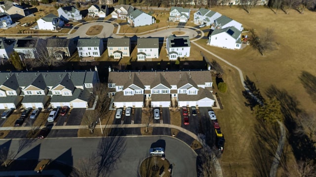 drone / aerial view featuring a residential view