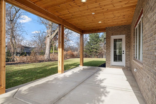 view of patio