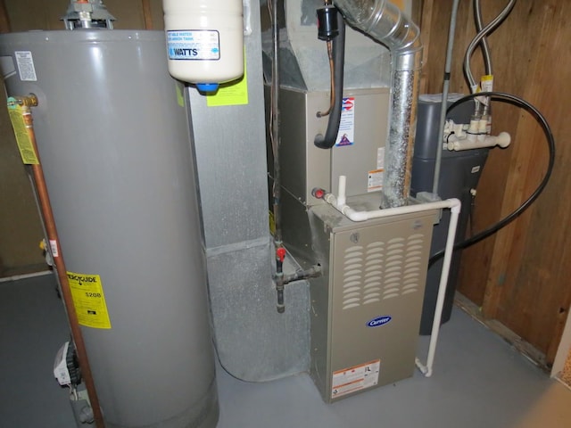 utilities with gas water heater