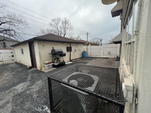 view of patio / terrace featuring grilling area