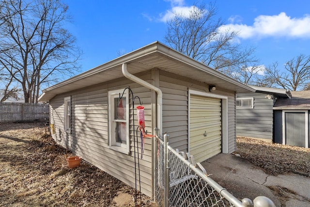 view of outbuilding