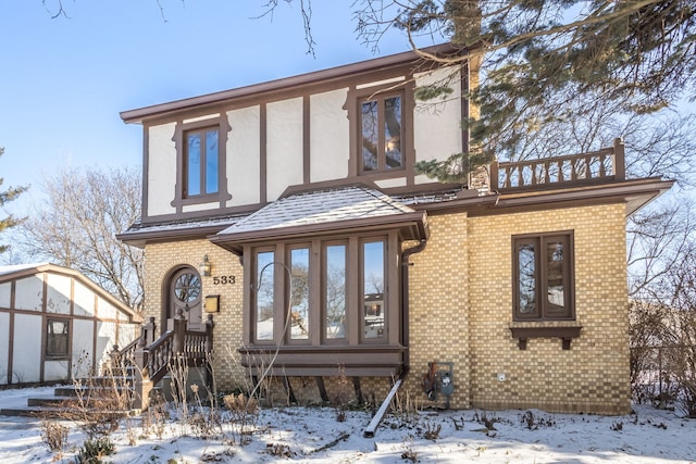 view of english style home