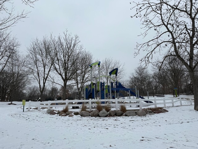 surrounding community featuring a playground