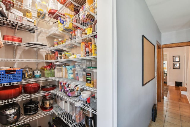 view of pantry