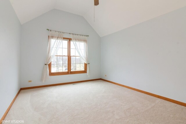 unfurnished sunroom with vaulted ceiling with beams, french doors, ceiling fan with notable chandelier, and a baseboard heating unit