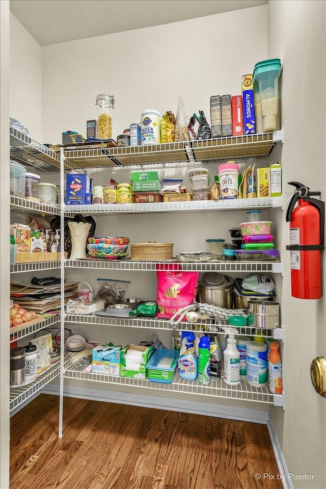 view of pantry