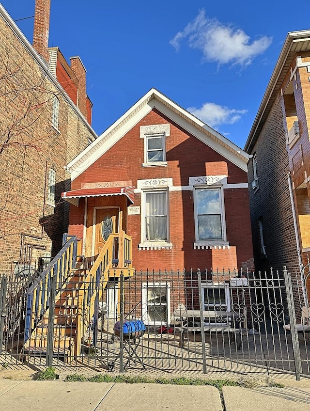 view of front of home