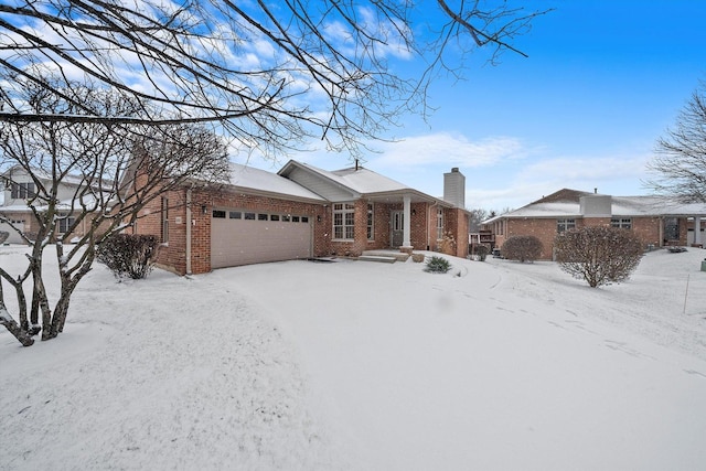 ranch-style house with a garage