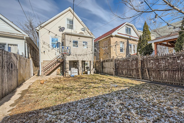 view of back of property