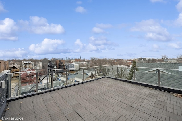 view of patio / terrace featuring a balcony