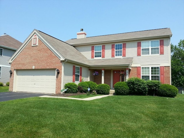 view of front of house featuring a front yard