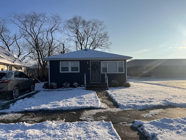 view of front of home