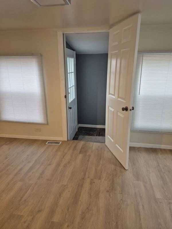 entryway featuring light hardwood / wood-style floors