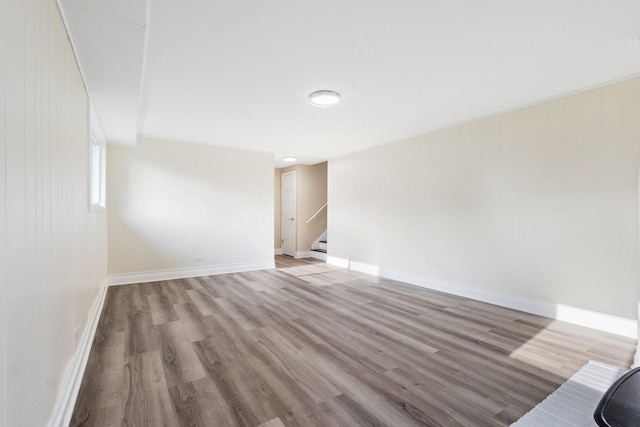 interior space with wood-type flooring