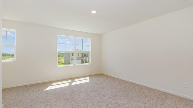 empty room with carpet floors