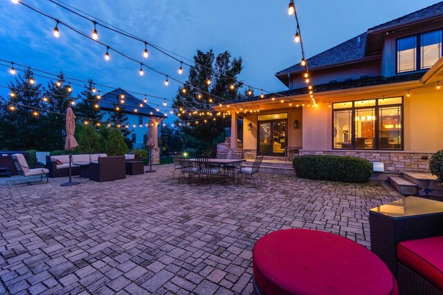 view of patio / terrace featuring an outdoor hangout area