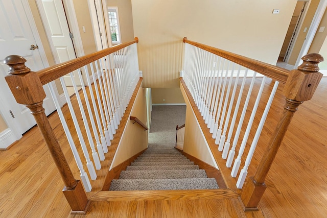 view of staircase