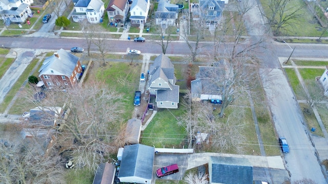 birds eye view of property featuring a residential view