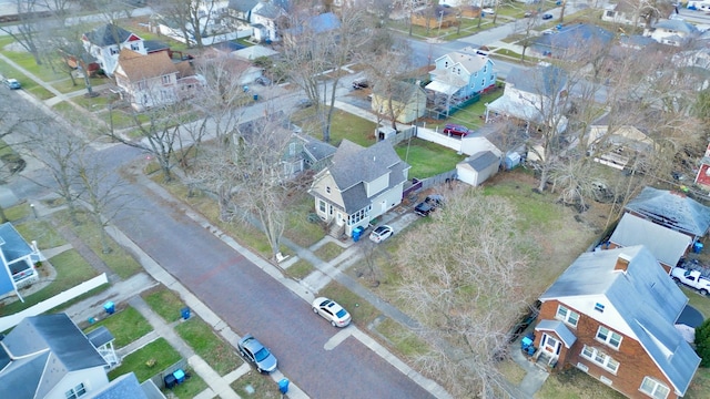 bird's eye view featuring a residential view