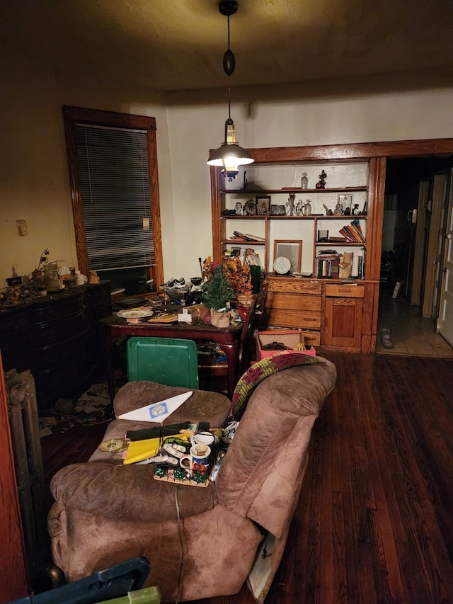 dining room featuring wood-type flooring