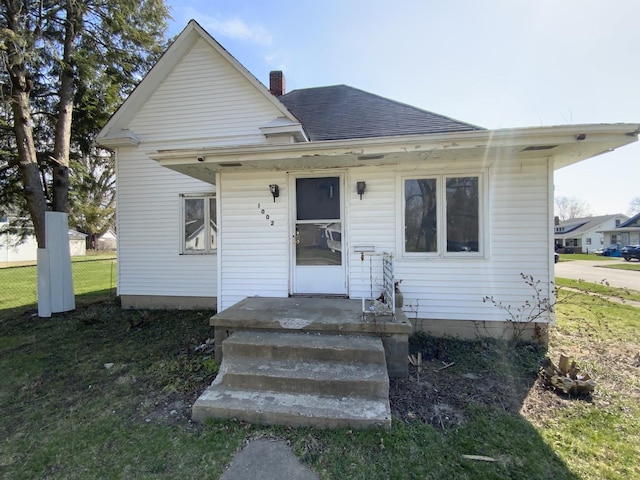 view of bungalow