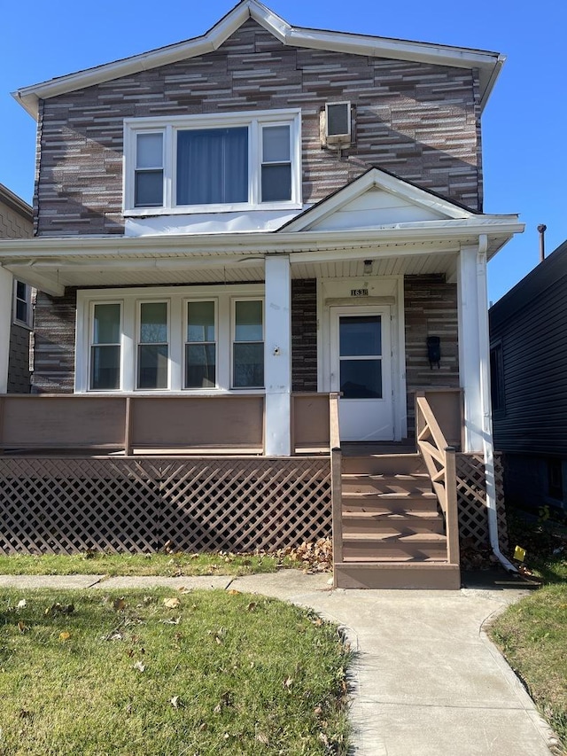 view of front of house with a porch