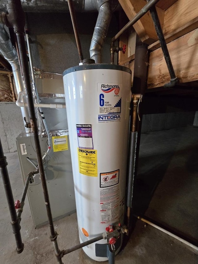 utilities featuring water heater