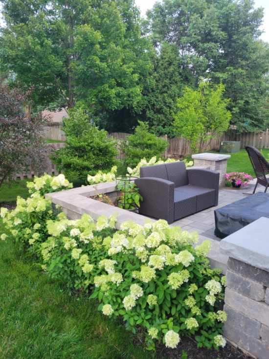 view of patio with an outdoor living space