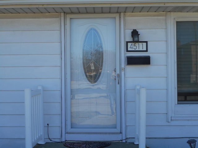 view of property entrance