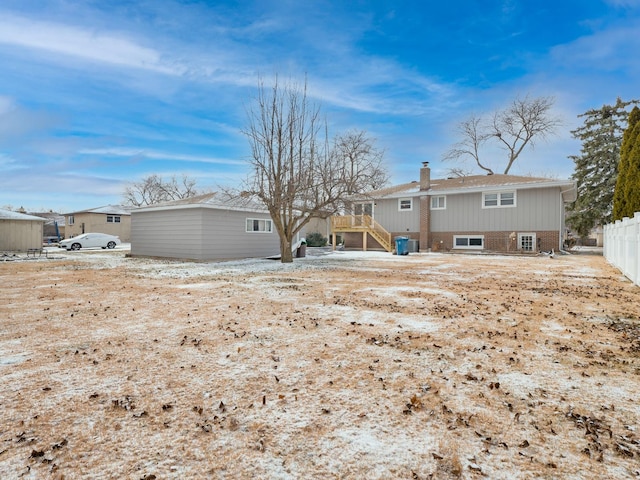 view of rear view of house