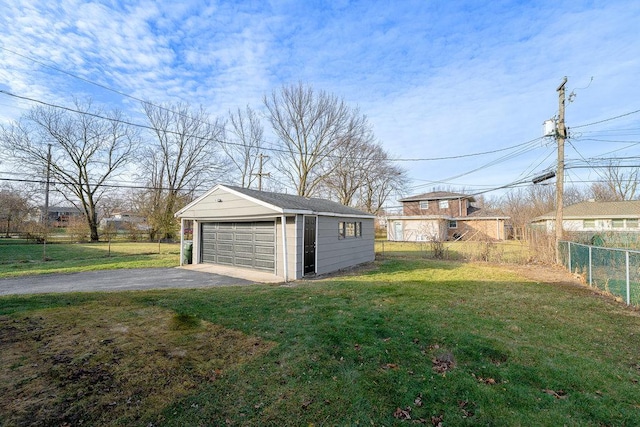 exterior space with a lawn