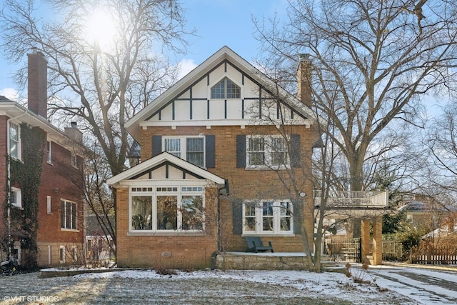 view of english style home