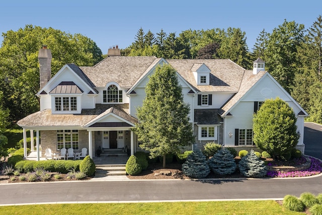 view of front of house featuring covered porch