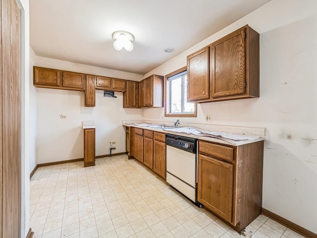 kitchen featuring sink and dishwasher