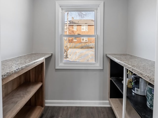 interior space featuring hardwood / wood-style floors