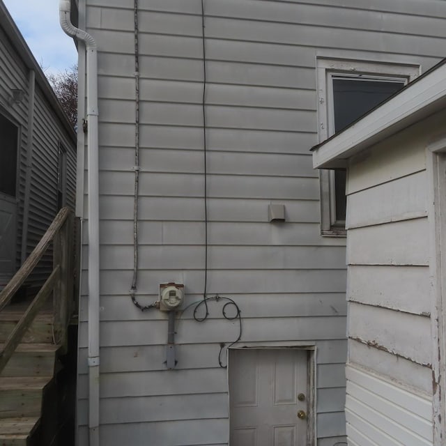 2933 S Arch St, Chicago, IL 60608 - exterior details with electric meter