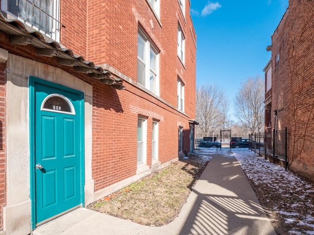 view of entrance to property