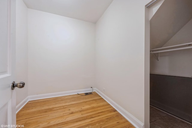 washroom featuring wood-type flooring