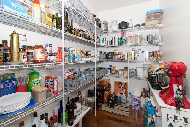 view of pantry