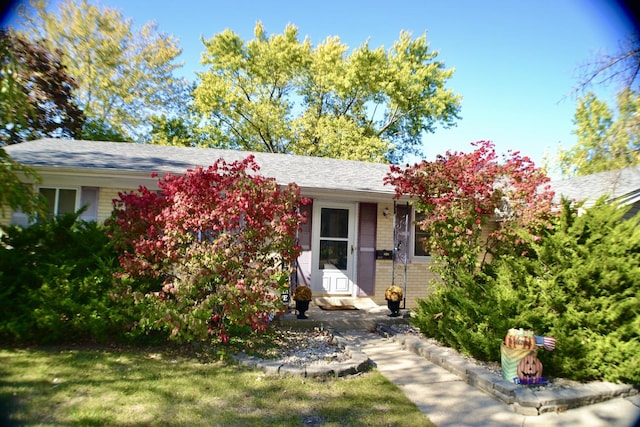 view of front of home