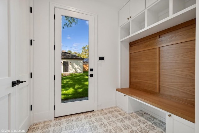 view of mudroom