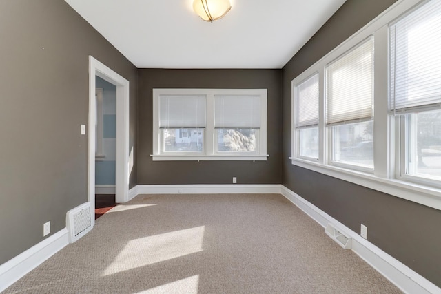 spare room featuring carpet floors