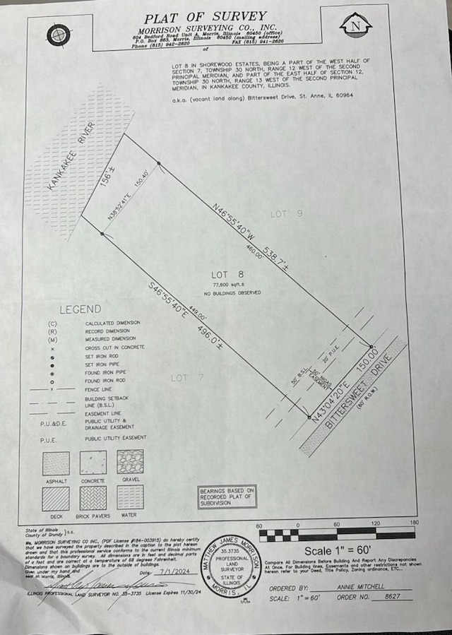 LOT8 Bittersweet Dr, Saint Anne IL, 60964 land for sale