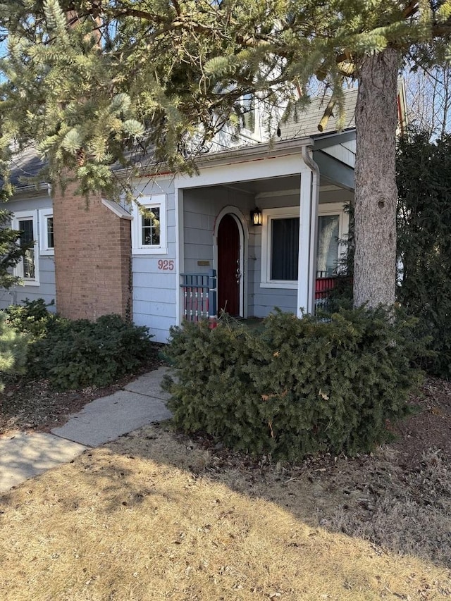 view of front of home